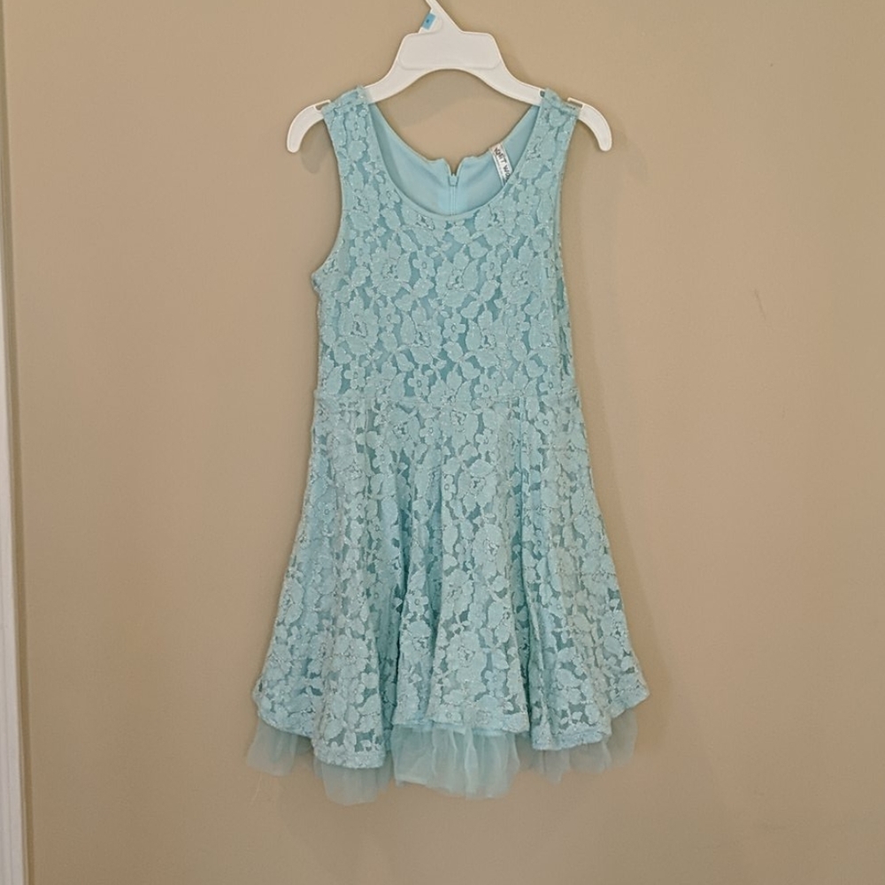 Knitworks floral lace dress